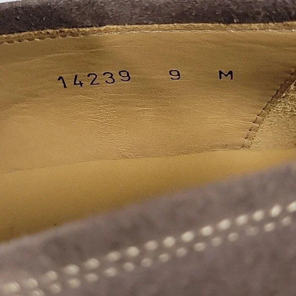 Magnanni Men's Lucien Suede Penny Loafers, Mocha Brown, Size 9, Made in Spain - Picture 15 of 16